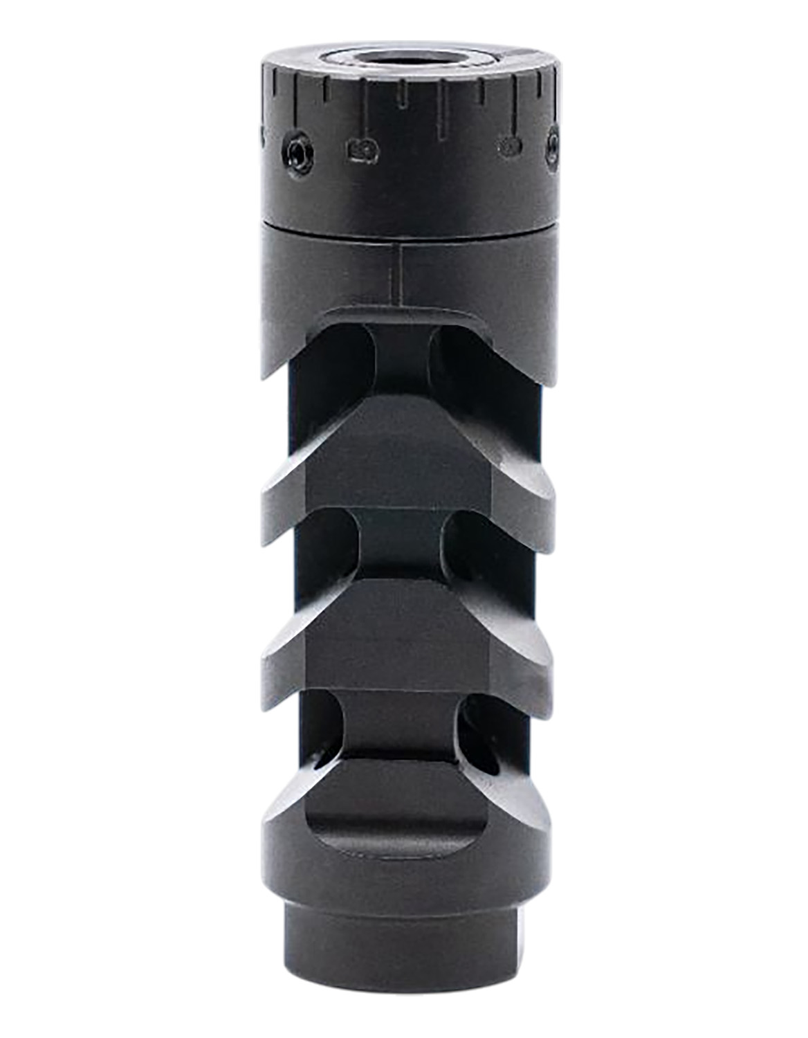 Armaspec ARM1932-BLK Muzzle Brake Harmonics-Tuner Black Stainless Steel 5/8x24 Threads 30 Cal 3 Armaspec ARM1932-BLK Muzzle Brake Harmonics-Tuner Black Stainless Steel 5/8x24 Threads 30 Cal