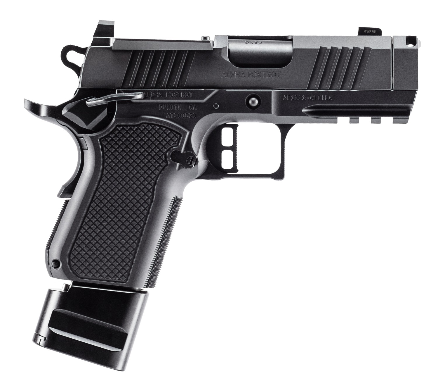 AF AA46X1QII-XDBK20-NVC AF1911 ATTILA 9MM 3.5 20R 3 AF AA46X1QII-XDBK20-NVC AF1911 ATTILA 9MM 3.5 20R