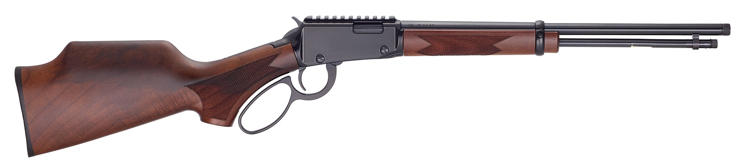 Henry H001PGHR22 Sporter Carbine 22 S/L/LR 13/14/18+1 16.50" Blued Threaded Barrel, Black Aluminum Receiver w/Picatinny Rail, American Walnut Fixed w/Pistol Grip Stock 3 Henry H001PGHR22 Sporter Carbine 22 S/L/LR 13/14/18+1 16.50" Blued Threaded Barrel, Black Aluminum Receiver w/Picatinny Rail, American Walnut Fixed w/Pistol Grip Stock