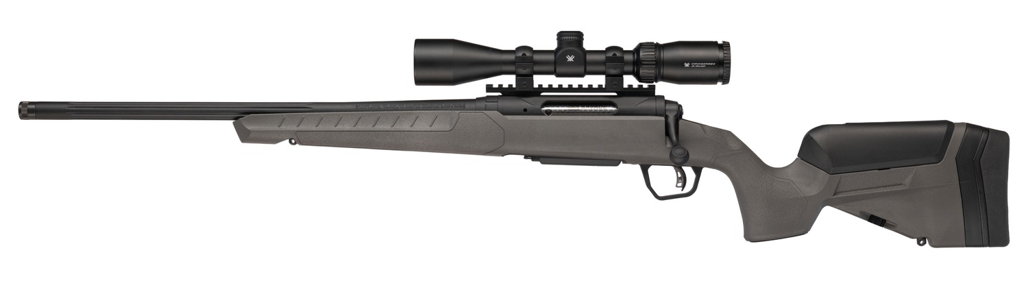 Savage Arms 32496 110 Trailblazer 300 Win Mag 3+1 22" Fluted Barrel, Flat Dark Gray Adj LOP Synthetic Stock, Left Hand 3 Savage Arms 32496 110 Trailblazer 300 Win Mag 3+1 22" Fluted Barrel, Flat Dark Gray Adj LOP Synthetic Stock, Left Hand