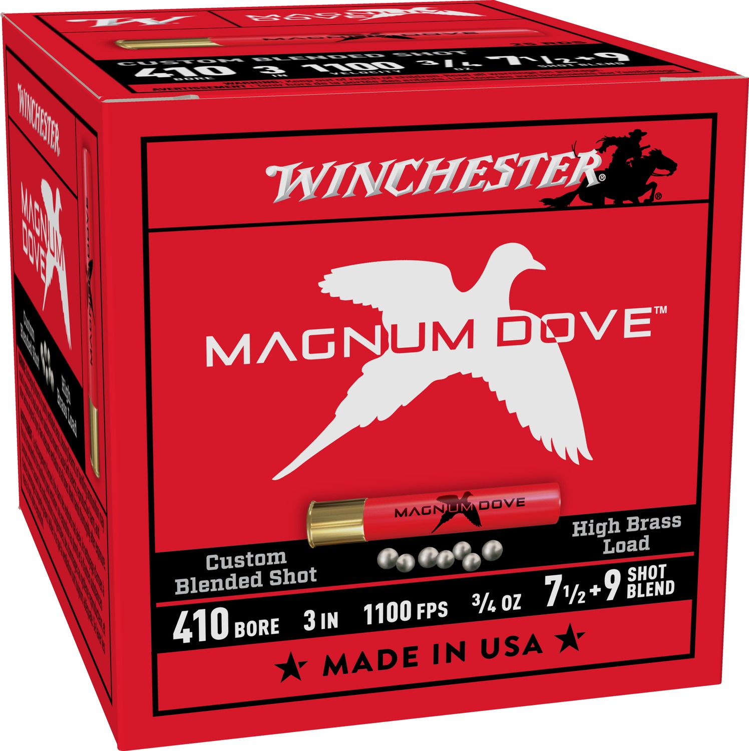 WIN MD41379 MAG DOVE 410 3" 3/4OZ 7.5/9 25/10 3 WIN MD41379 MAG DOVE 410 3" 3/4OZ 7.5/9 25/10