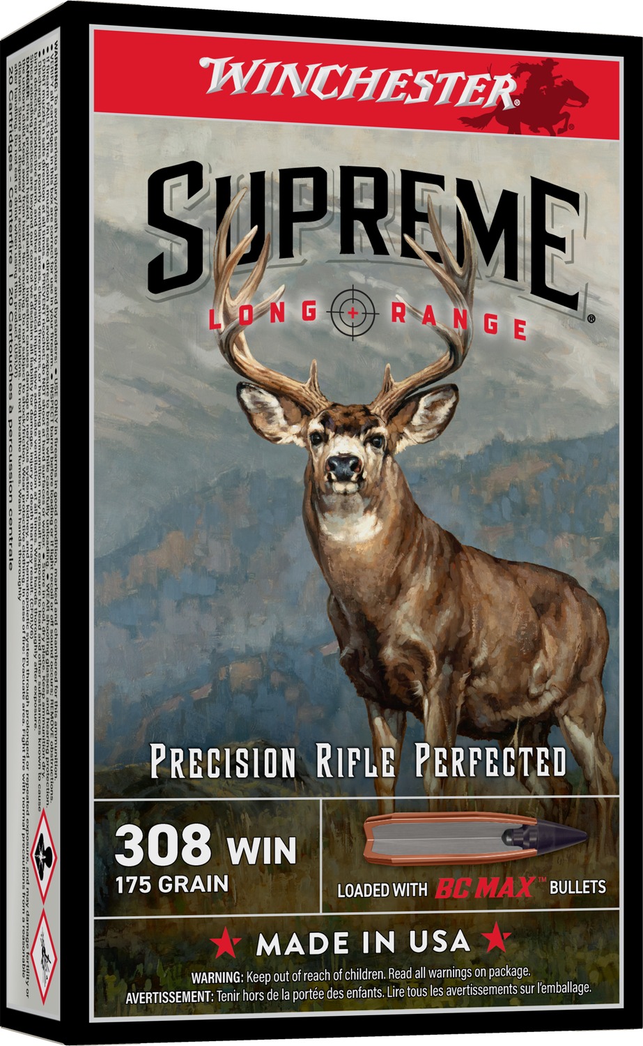WIN S308BC 308WIN 175GR BC MAX 20/10 3 WIN S308BC 308WIN 175GR BC MAX 20/10