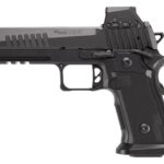 Sig Sauer 211F9GT5RXSL P211 GT5 w/Optic Full Size 9mm Luger 21+1 5" Black Barrel, Black Nitron Stainless Steel Serrated w/Optic Slide & Frame w/Beavertail & Picatinny Rail, G10 Grip Panels, Sig ROMEO- 2 191994