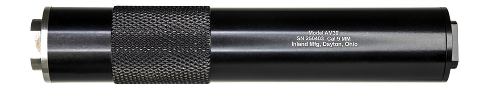 Inland MFG IM9MM 9mmLuger Black Aluminum 1/2"x28 3 Inland MFG IM9MM 9mmLuger Black Aluminum 1/2"x28