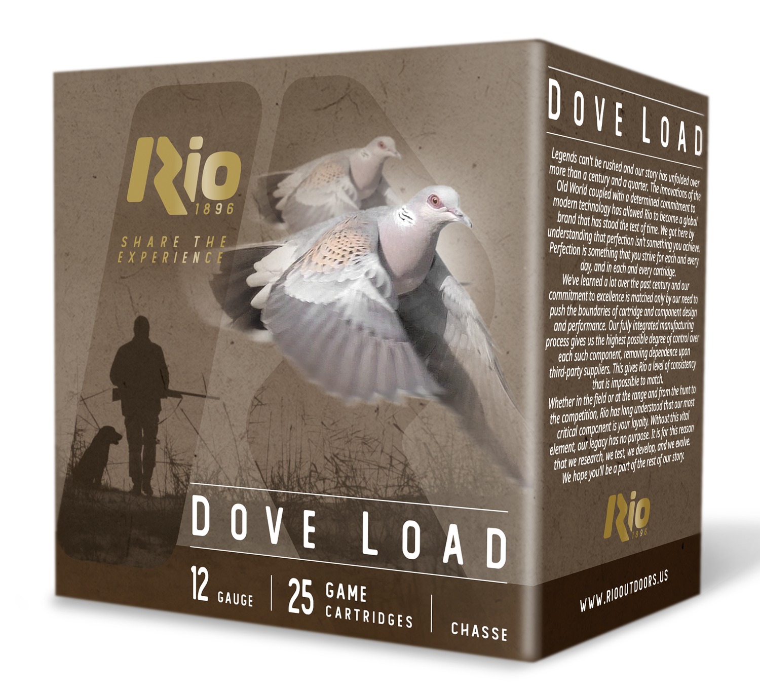 RIO RDL32HV75 DOVE LOAD 12G 2-3/4 7-1/2 25/10 3 RIO RDL32HV75 DOVE LOAD 12G 2-3/4 7-1/2 25/10