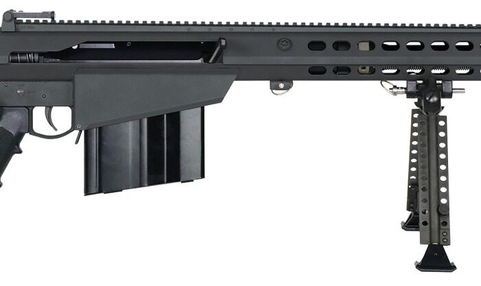 Barrett 20183 M107A1  50 BMG 10+1 20" Fluted Barrel, Picatinny Rail Receiver, M-LOK Handguard, QD BiPod Forend, Black Polymer Grip