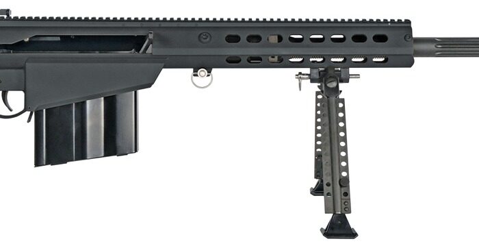 Barrett 20184 M107A1  50 BMG 10+1 29" Fluted Barrel, Picatinny Rail Receiver, M-LOK Handguard, QD BiPod Forend, Black Polymer Grip