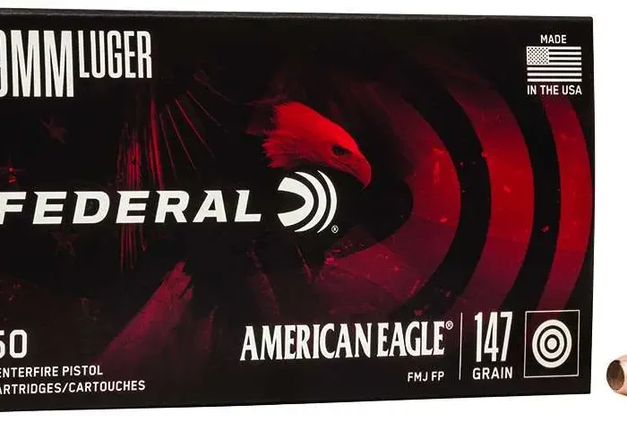 Cart 4 FEDERAL 9MM LUGER 147GR FMJ FP 50 RD/BX 20 BX/CS