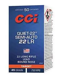 CCI 22 LR 40GR LRN SEMI AUTO "QUIET 22" 50 RD/BX 100 BX/CS 6 CCI 22 LR 40GR LRN SEMI AUTO "QUIET 22" 50 RD/BX 100 BX/CS - Image 4