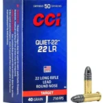 CCI 22 LR 40GR LRN "QUIET 22" 50 RD/BX 100 BX/CS 2 24328 14250265