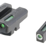 TruGlo TG13WA3A TFX Black | Green Tritium & Fiber Optic White Outline Front Sight Green Tritium & Fiber Optic Rear Sight 2 25430