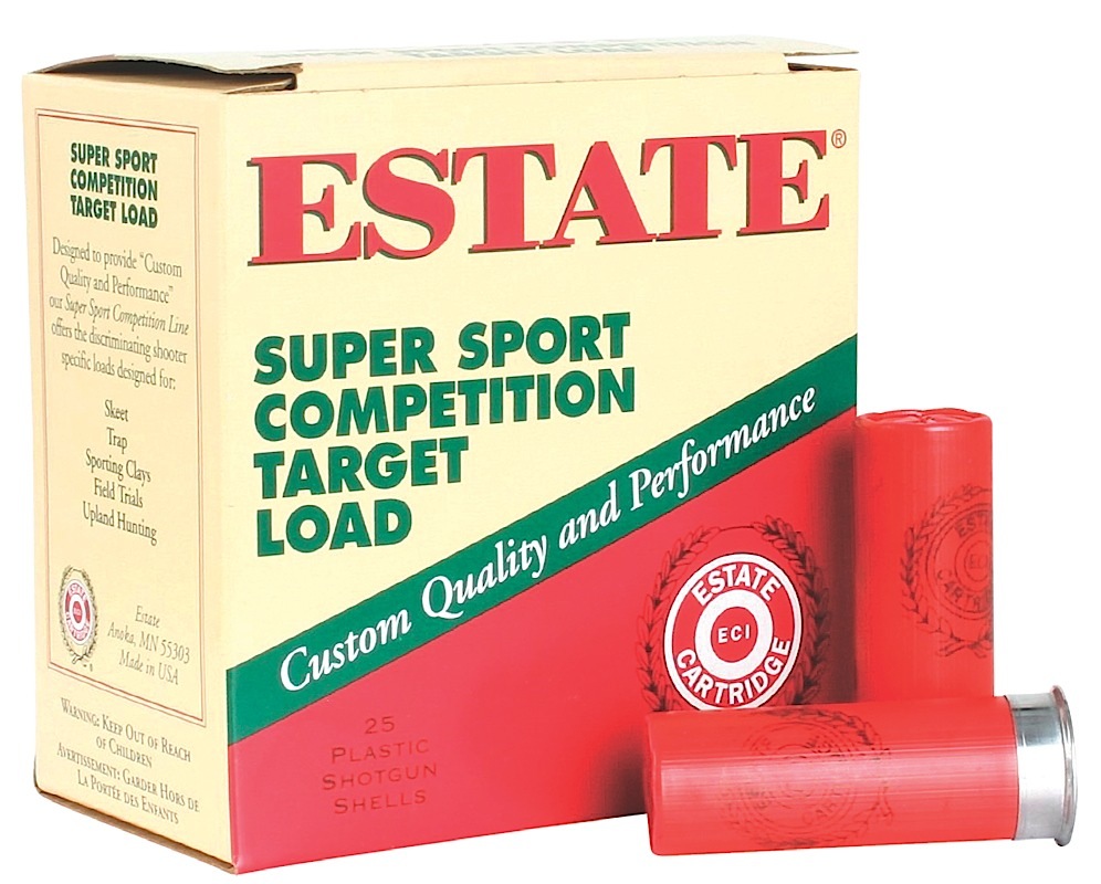 Estate Cartridge SS12H175 Super Sport Competition Target 12Gauge 2.75" 1oz 7.5Shot 25 Per Box/10 Case 3 Estate Cartridge SS12H175 Super Sport Competition Target 12Gauge 2.75" 1oz 7.5Shot 25 Per Box/10 Case