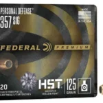 FEDERAL 357 MAG 154GR HST JHP PERSONAL DEFENSE 20 RD/BX 10 BX/CS 2 563105 14259792