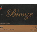 PMC 9B Bronze 9mmLuger 115gr Jacketed Hollow Point 50 Per Box/20 Case 1 74093
