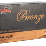PMC 9G Bronze 9mmLuger 124gr Full Metal Jacket 50 Per Box/20 Case 1 74129