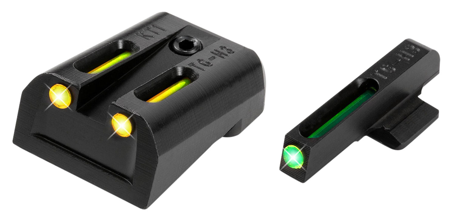 TruGlo TG131KTY TFO Green/Tritium/Fiber Optic Front Sight-Yellow/Tritium/Fiber Optic Rear Sight Kimber 1911 3 TruGlo TG131KTY TFO Green/Tritium/Fiber Optic Front Sight-Yellow/Tritium/Fiber Optic Rear Sight Kimber 1911