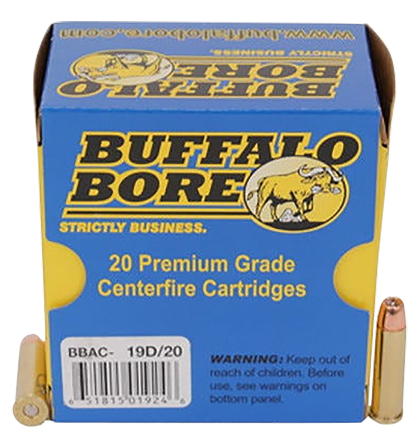 Buffalo Bore Ammunition 19D20 Heavy Strictly Business 357Mag 125gr Jacket Hollow Point 20 Per Box/12 Case 3 Buffalo Bore Ammunition 19D20 Heavy Strictly Business 357Mag 125gr Jacket Hollow Point 20 Per Box/12 Case