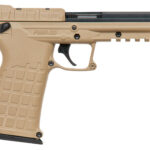 Kel-Tec PMR30BTAN PMR30 22 WMR 30+1 4.30" Fluted Steel Barrel, Black/Tan Serrated Slide, Tan Polymer Frame w/Picatinny Rail, Tan Textured Polymer Grip 1 81890