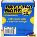 Buffalo Bore Ammunition 24E20 Personal Defense Strictly Business 9mmLuger +P 124gr Jacket Hollow Point 20 Per Box/12 Case 1 86240