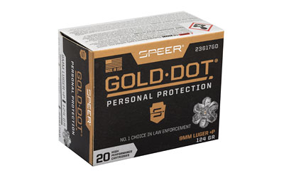 SPR GOLD DOT 9MM+P 124GR HP 20/200 4 SPR GOLD DOT 9MM+P 124GR HP 20/200 - Image 2
