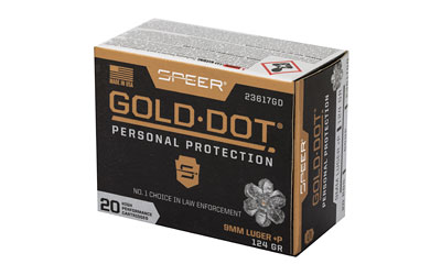 SPR GOLD DOT 9MM+P 124GR HP 20/200 5 SPR GOLD DOT 9MM+P 124GR HP 20/200 - Image 3