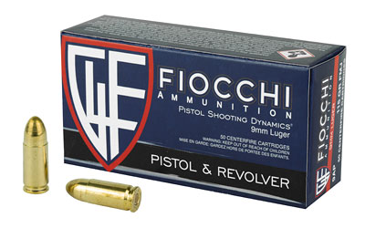 Cart 1 FIOCCHI 9MM 115GR FMJ 50/1000