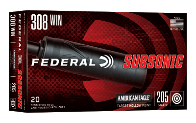 Cart 1 FED SUBSONIC 308WIN 205GR THP 20/200