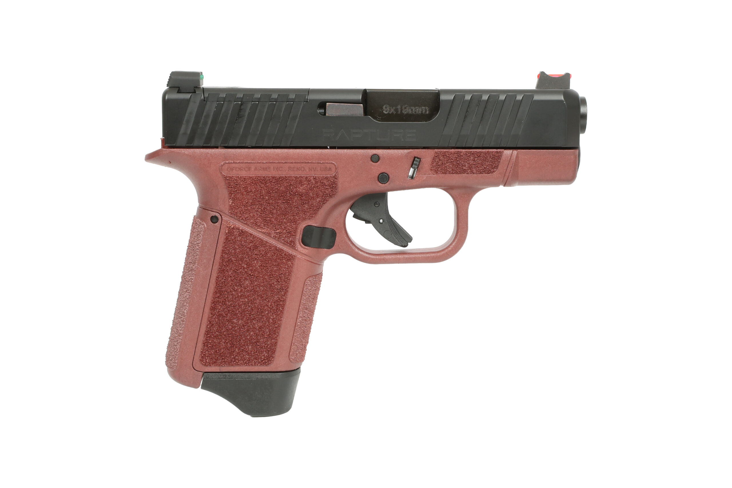 GFORCE ARMS GF9 9MM 3.25" RED/BLK 12+1 3 GFORCE ARMS GF9 9MM 3.25" RED/BLK 12+1