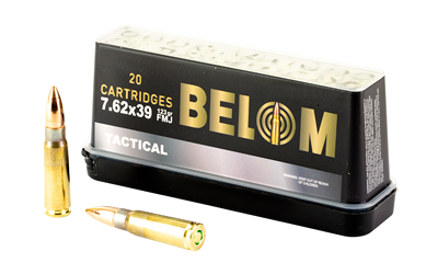 Cart 2 BELOM 7.62X39 BRASS 123GR FMJ 20/480