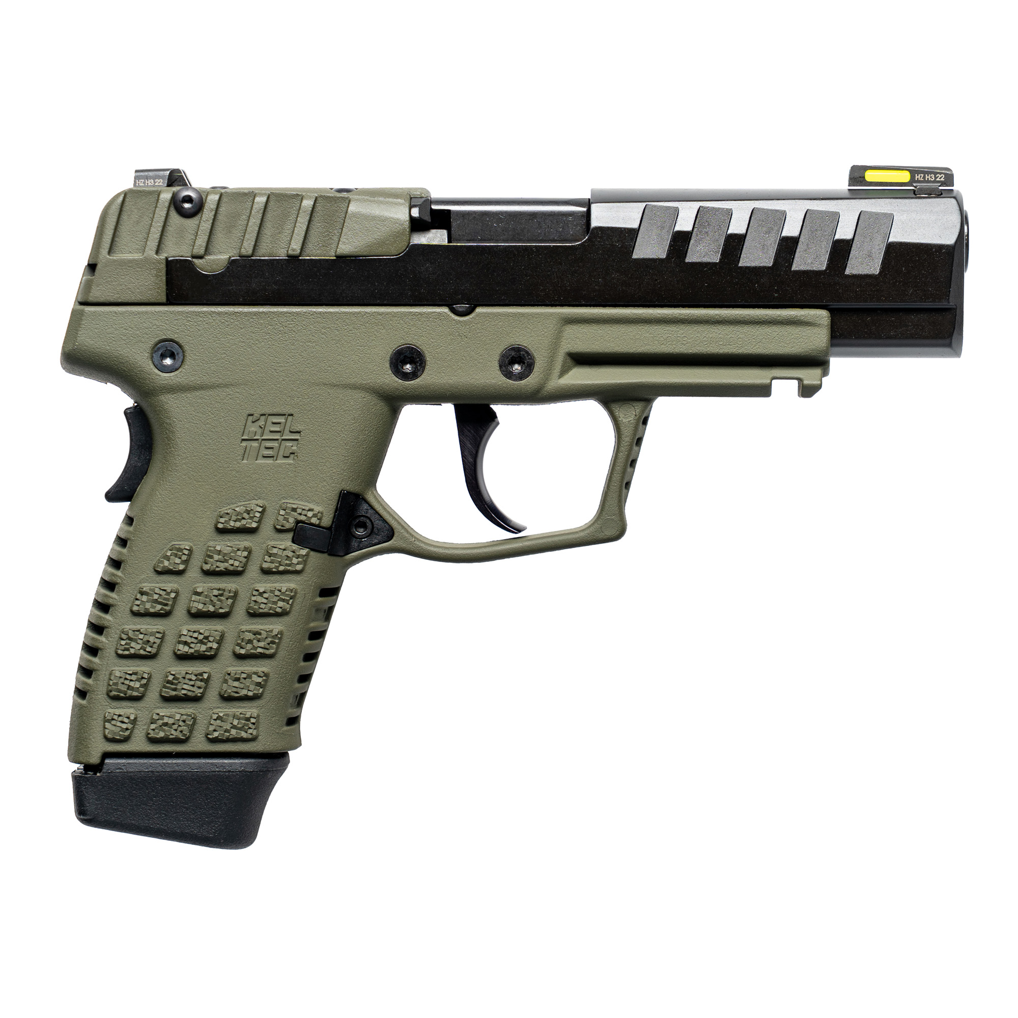 KELTEC P15 9MM 15+1 BLK/GRN 3 KELTEC P15 9MM 15+1 BLK/GRN