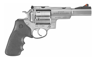 RUGER SUP RDHWK 454CAS 5" 6RD RBR/WD 3 RUGER SUP RDHWK 454CAS 5" 6RD RBR/WD