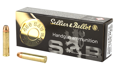 S&B 460SW 255GR JHP 20/240 3 S&B 460SW 255GR JHP 20/240