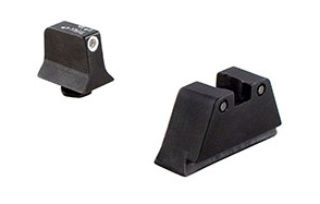 TRIJICON 3DOT SUPPRESSOR NS GLK WHT/BLK 3 TRIJICON 3DOT SUPPRESSOR NS GLK WHT/BLK