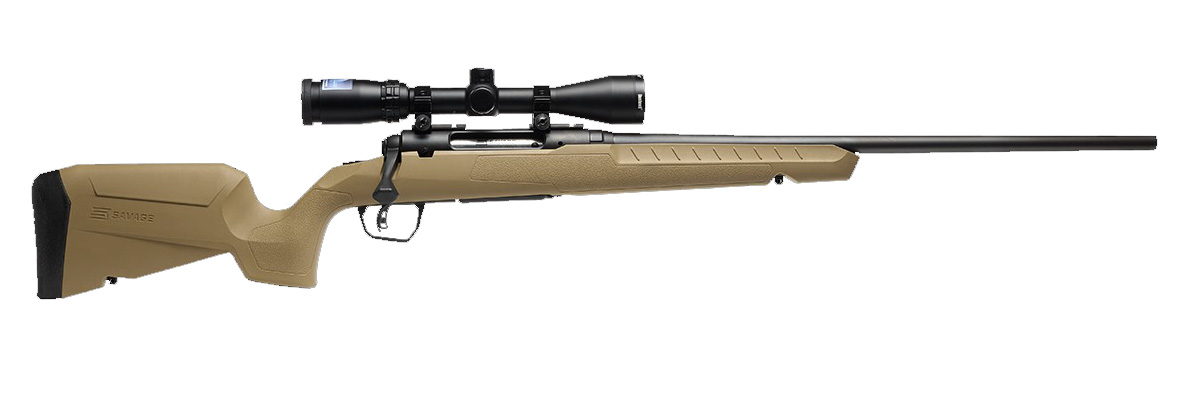 SAVAGE ARMS AXIS 2 CPT 223REM BL/FDE PKG # 3 SAVAGE ARMS AXIS 2 CPT 223REM BL/FDE PKG #