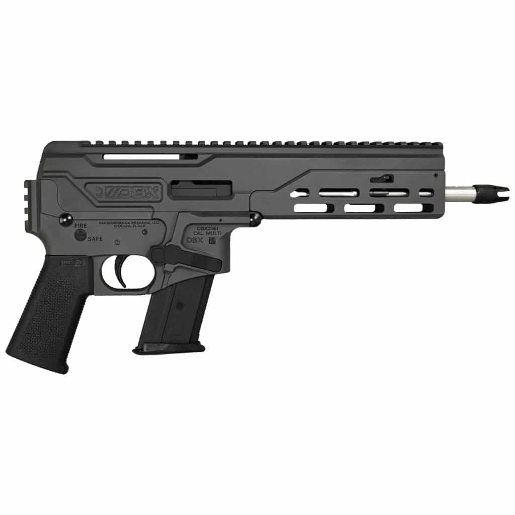 DIAMONDBACK FIREARMS DBX PIST 5.7X28 DARK GREY 8" 3 DIAMONDBACK FIREARMS DBX PIST 5.7X28 DARK GREY 8"