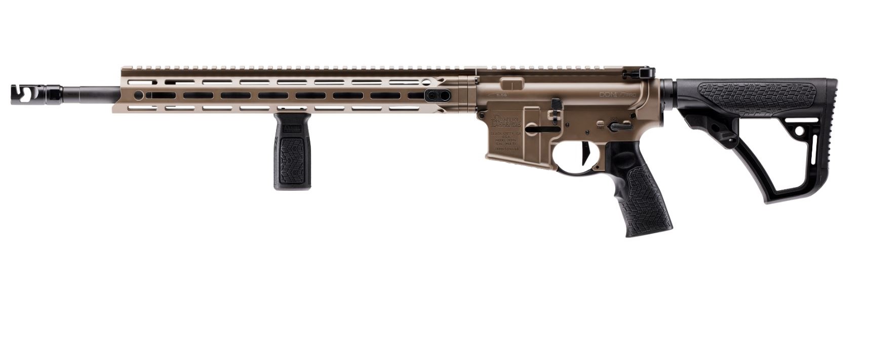 DANIEL DEFENSE DDM4 V7 PRO 5.56MM FDE 18" NM 3 DANIEL DEFENSE DDM4 V7 PRO 5.56MM FDE 18" NM