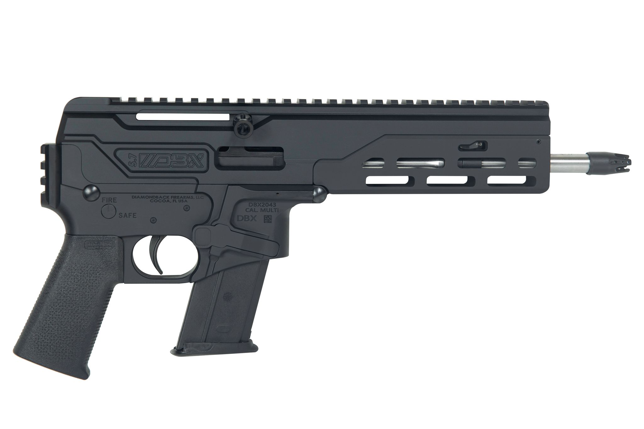 DIAMONDBACK FIREARMS DBX PIST 5.7X28 BLK 8" # 3 DIAMONDBACK FIREARMS DBX PIST 5.7X28 BLK 8" #
