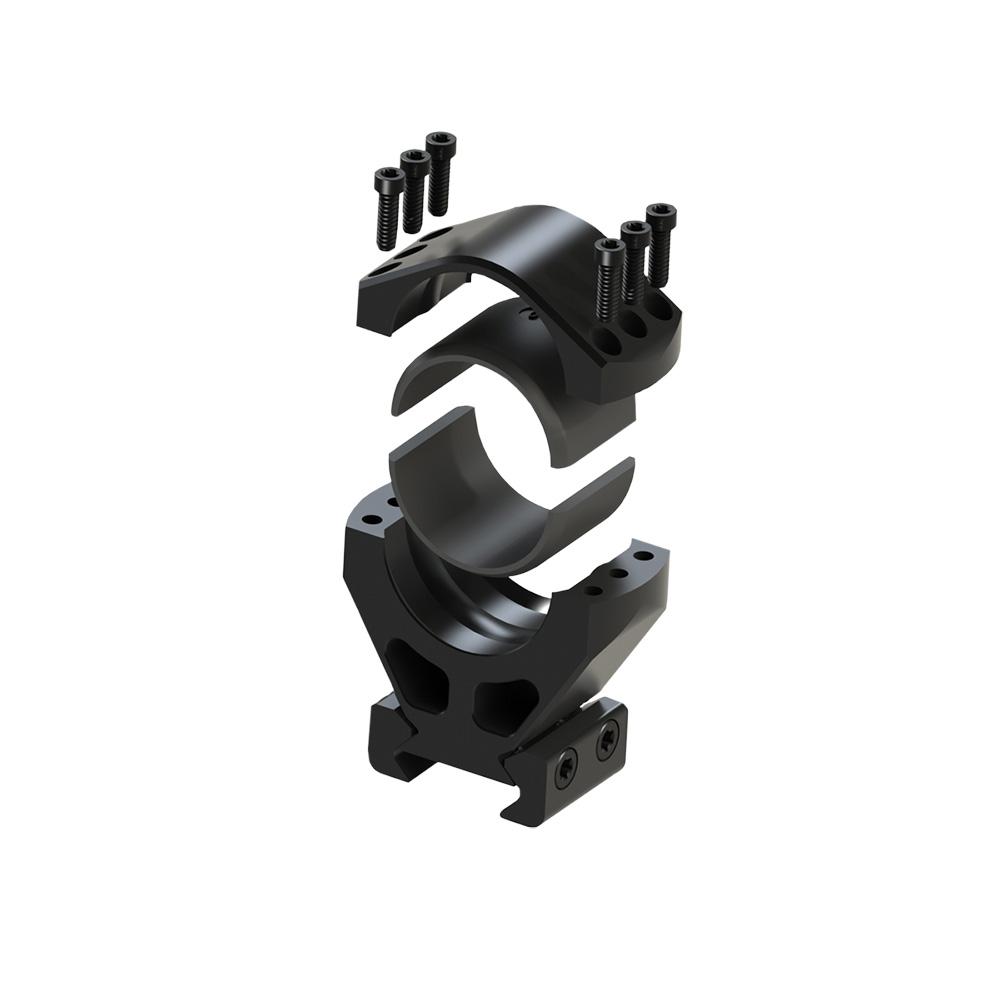 Burris Steel XTR Signature Scope Ring Set with Pos-Align Offset Inserts 1" 1.25" Height - Matte 3 Burris Steel XTR Signature Scope Ring Set with Pos-Align Offset Inserts 1" 1.25" Height - Matte