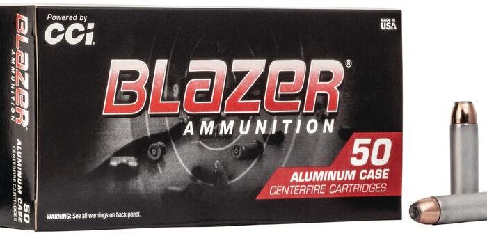CCI Blazer Aluminum Handgun Ammunition .357 Mag 158 gr JHP 1150 fps 50/ct