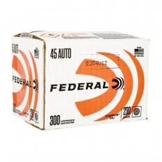 Cart 1 Federal Champion Handgun Ammunition .45 Auto 230gr FMJ 890 fps 300/ct (Bulk Box)