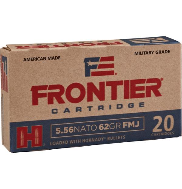 Hornady Frontier NATO Rifle Ammunition 5.56mm 62 gr FMJ 3060 fps 150/ct (Oriented) 3 Hornady Frontier NATO Rifle Ammunition 5.56mm 62 gr FMJ 3060 fps 150/ct (Oriented)