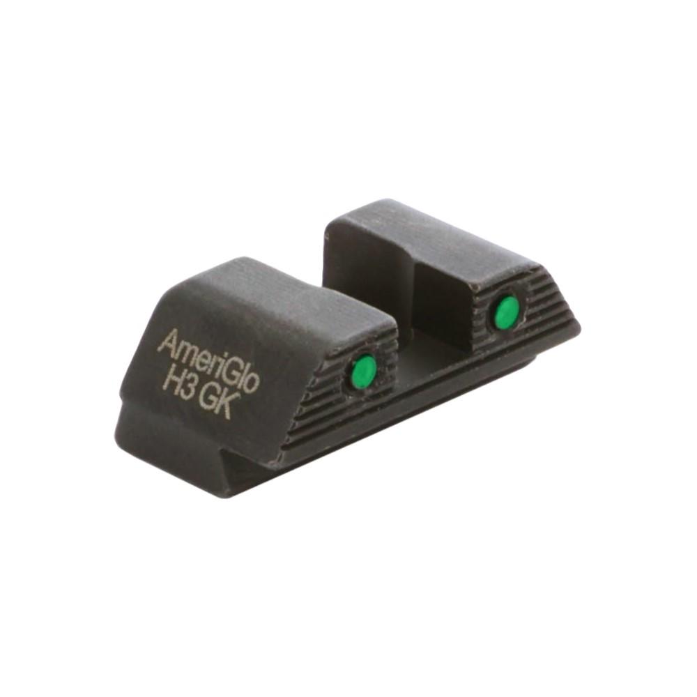 Ameriglo Green Tritium 2-dot Black Outlines Rear Sight .256in H .165 Sq Notch Glock 3 Ameriglo Green Tritium 2-dot Black Outlines Rear Sight .256in H .165 Sq Notch Glock