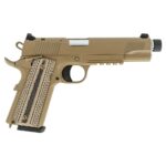 Tisas 1911 B45RGD TH Raider Handgun .45 ACP 8rd Magazines(2) 5.5" Threaded Barrel FDE Cerakote 2 https3A2F2Fmedia.chattanoogashooting.com2Fimages2Fproduct2FMS101005652FSD10100565 1