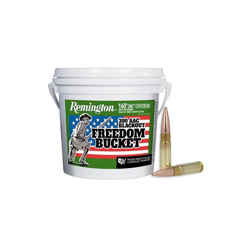 Remington UMC Freedom Bucket .300 AAC Blackout 220 gr. OTFB 940 fps 160/ct Bucket 3 Remington UMC Freedom Bucket .300 AAC Blackout 220 gr. OTFB 940 fps 160/ct Bucket