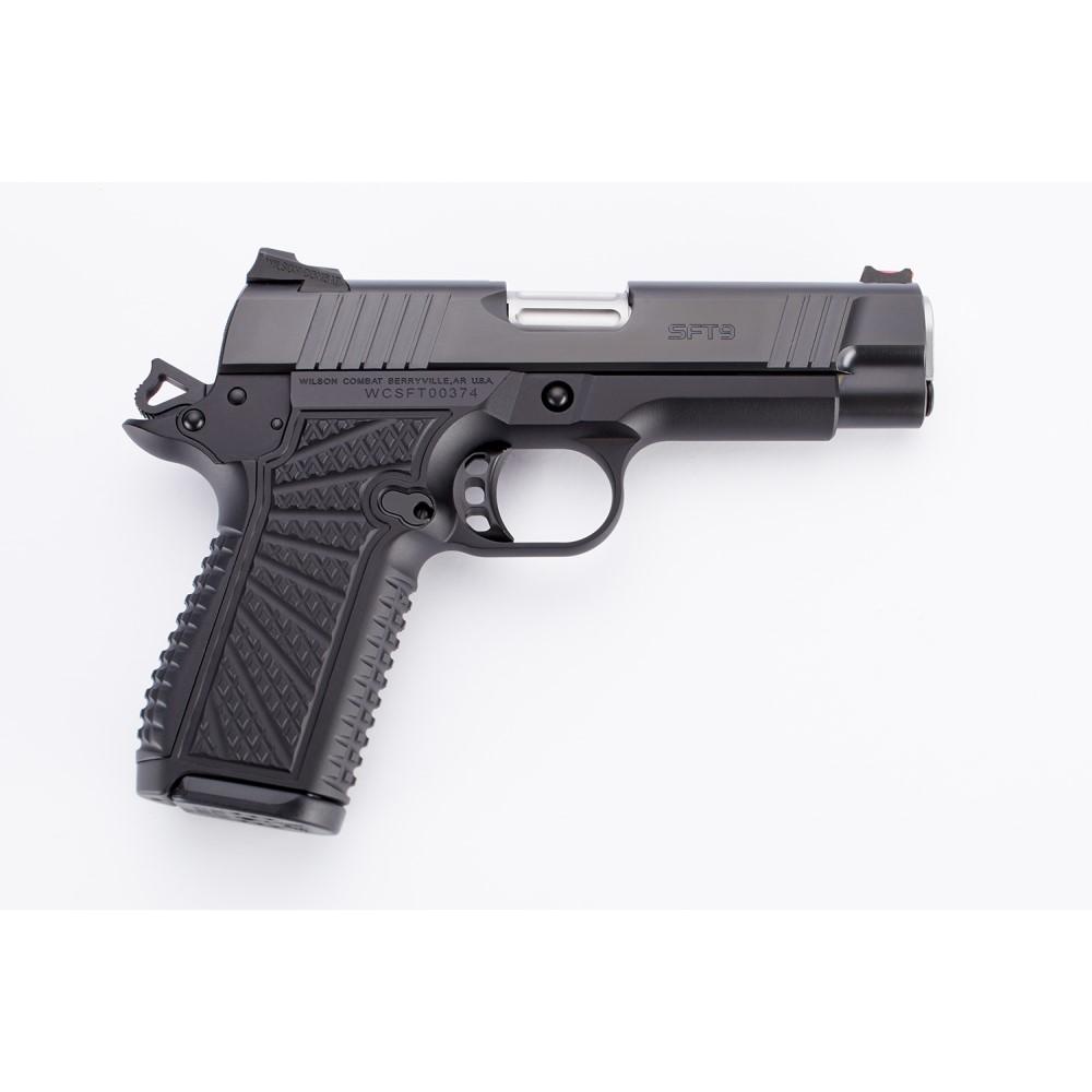 Wilson Combat SFT9 Double-Stack Commander Handgun 9mm Luger 15rd Magazines (2) 4.25" Barrel Black Non-Lightrail Frame 3 Wilson Combat SFT9 Double-Stack Commander Handgun 9mm Luger 15rd Magazines (2) 4.25" Barrel Black Non-Lightrail Frame