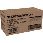 https3A2F2Fmedia.chattanoogashooting.com2Fimages2Fproduct2FWNWM19310002FWNWM1931000 winchester usa lake city m193 rifle ammunition 5 56mm 55gr fmj 3180 fps 1000 ct bulk