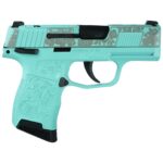 Sig Sauer Exclusive "Robin's Egg Blue and Roses" P365-380 Handgun 380 Auto 10rd Magazine 3.1" Barrel Black Manual Safety 1 https3A2F2Fmedia.chattanoogashooting.com2Fimages2Fproduct2FXI640164GRT2FXI640164GRT 1