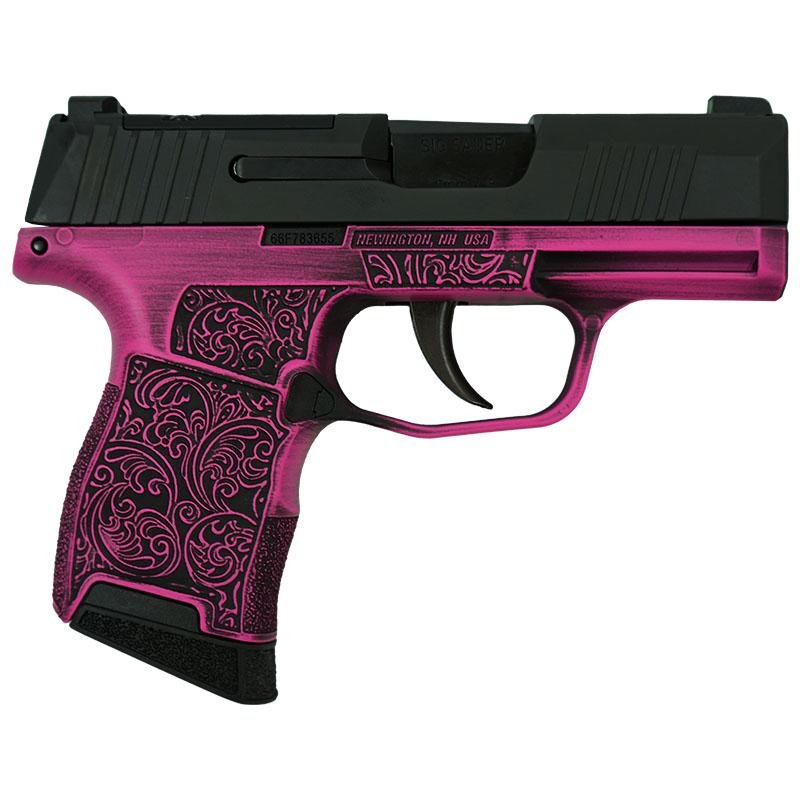 Sig Sauer Exclusive P365 Handgun 9mm Luger 10rd Magazine(2) 3.1" Barrel Filigree Night Sights Optic Ready 3 Sig Sauer Exclusive P365 Handgun 9mm Luger 10rd Magazine(2) 3.1" Barrel Filigree Night Sights Optic Ready