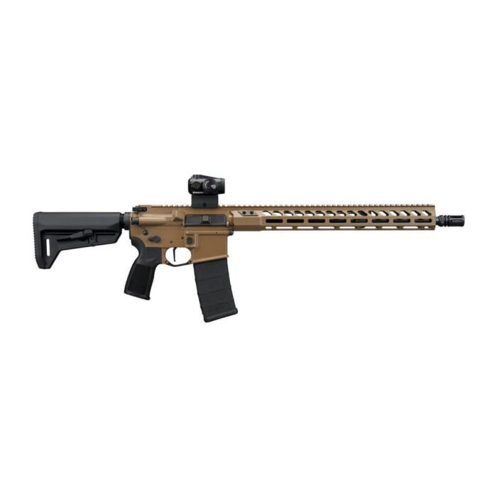 Cart 3 Sig Sauer M400 Forge FDE Rifle 5.56 NATO 30rd Magazine 16" Barrel ROMEO-MSR GEN II Adjustable Stock M-LOK Handguard