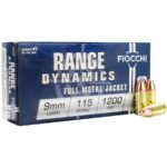 https3A2F2Fmedia.chattanoogashooting.com2Fimages2Fproduct2FXN9AP2Ffiocchi range dynamics ammo 9mm luger 115gr fmj 1200 fps 50 ct xn9ap angle